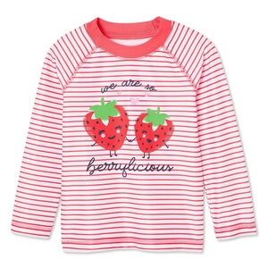 George Berrylicious Kids Swim Top - Pink, 2T